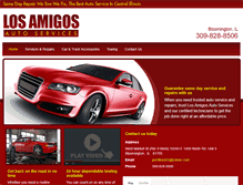 Tablet Screenshot of losamigosautoservice.com